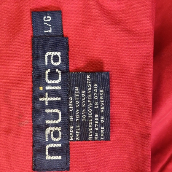 Vintage Nautica Reversible Fleece Jacket Large 90s Y2K - Picture 8 of 12